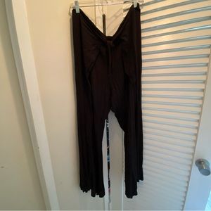 Linen black plazzo